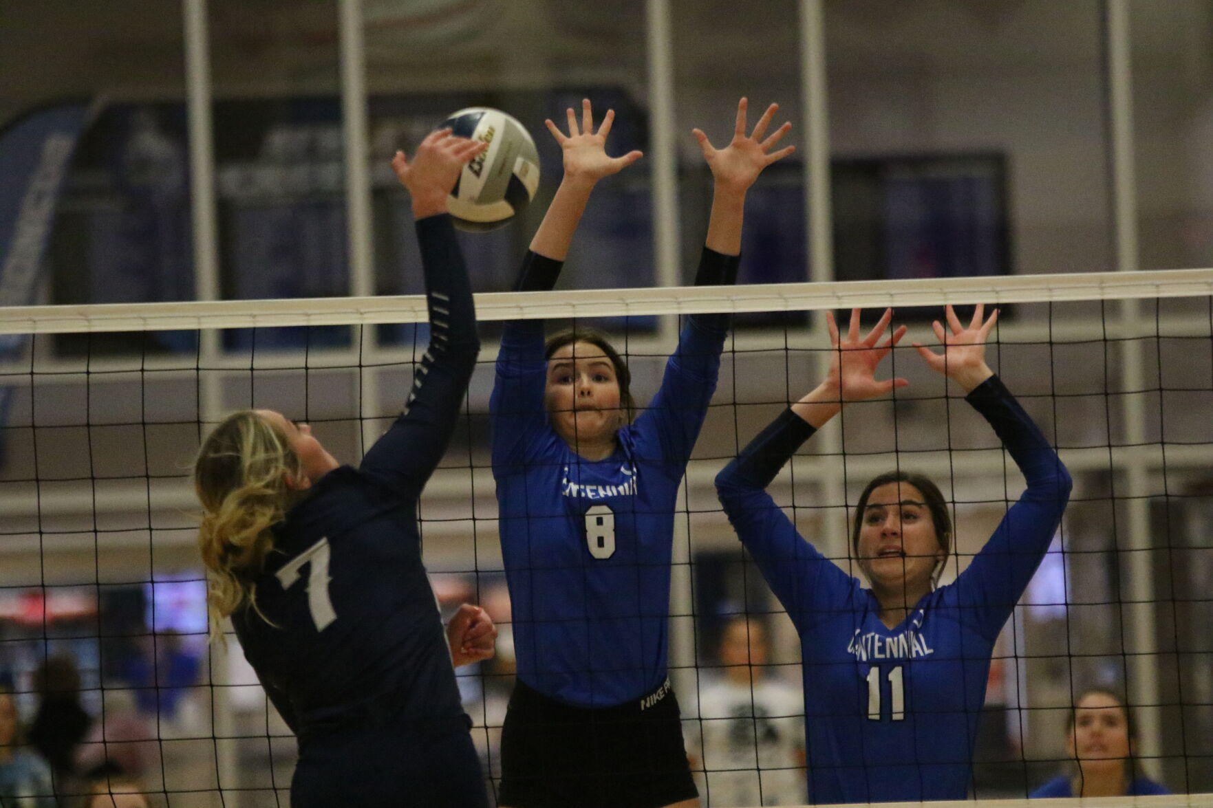Cross County vs. Centennial volleyball, Oct. 27 15.JPG